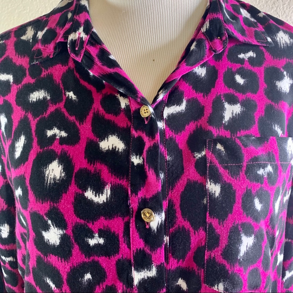 MICHAEL Michael Kors Leopard Print Shirt - Picture 3 of 8